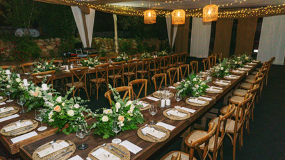 mesa arreglo matrimonio